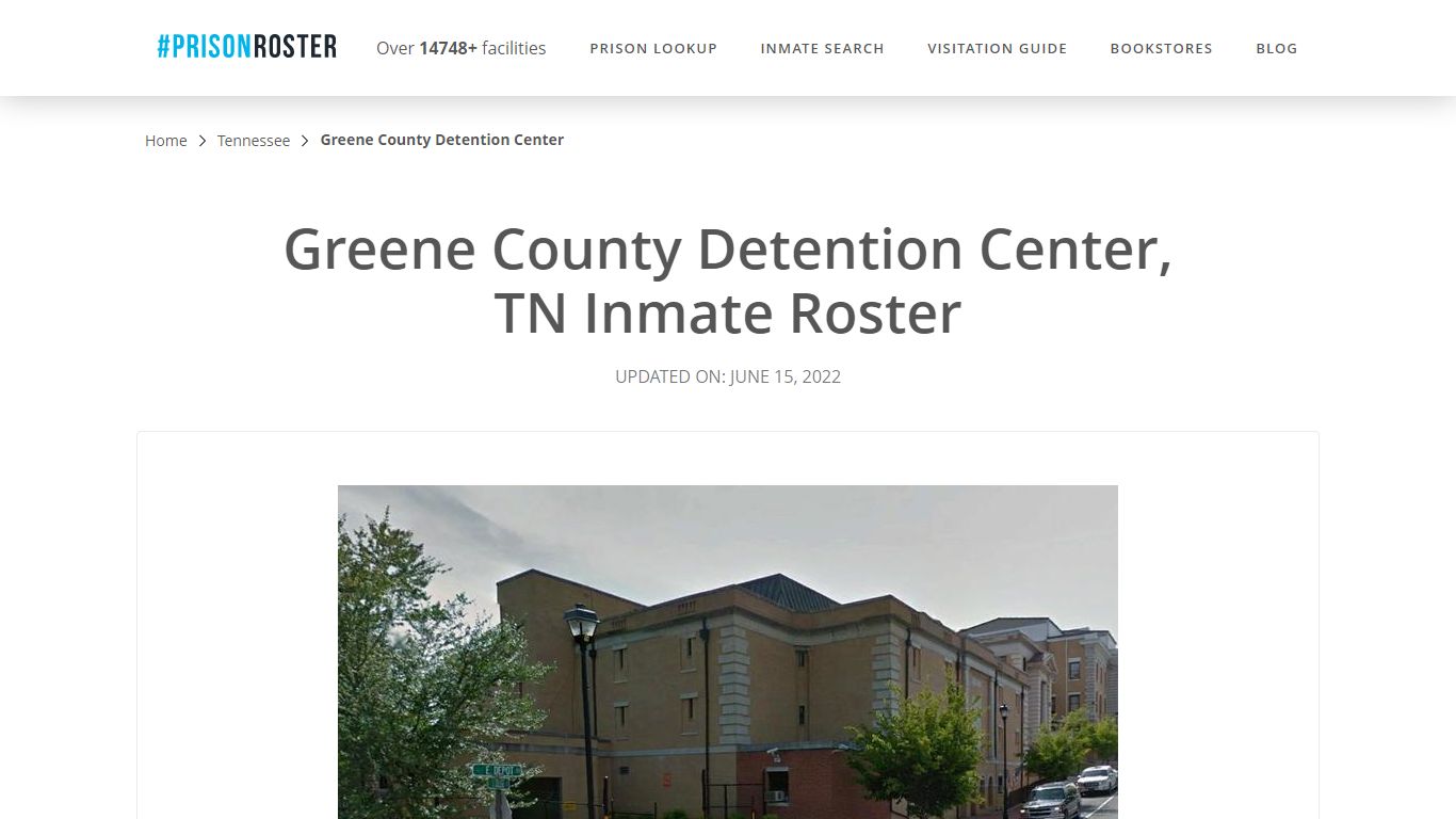 Greene County Detention Center, TN Inmate Roster